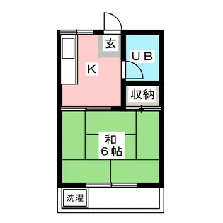 柴崎ハイツ【1階】の間取り
