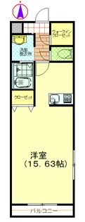 サンガーデン【2階】の間取り