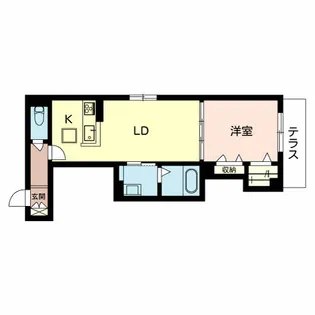 Ecracie総持寺【1階】の間取り