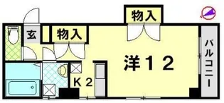 松戸トシオビル【6階】の間取り