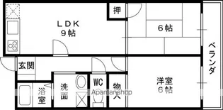 マンションOMOYA【4階】の間取り
