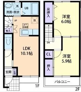 パークテラス Aの間取り