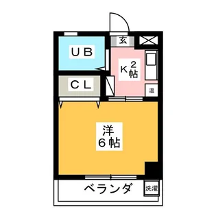 コーポヤマオカ【2階】の間取り