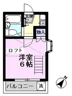 MARIO江戸川台【2階】の間取り