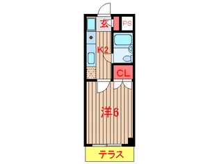 アミー習志野台【1階】の間取り