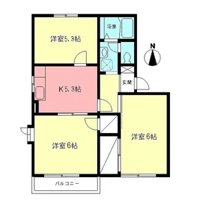 ドミール・サトウA【2階】の間取り
