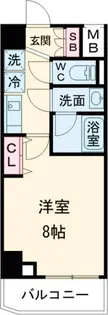 クオリタス綾瀬【5階】の間取り