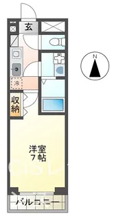 VILLA SOLE【4階】の間取り