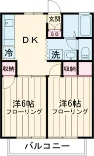 サンハイツ【2階】の間取り