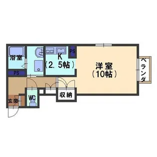 グローリーハイツIII【2階】の間取り