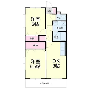 メゾンマスカット【4階】の間取り