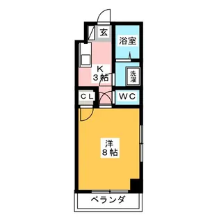 ライジングハウス【2階】の間取り