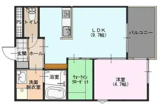 ヴェルディ【1階】の間取り