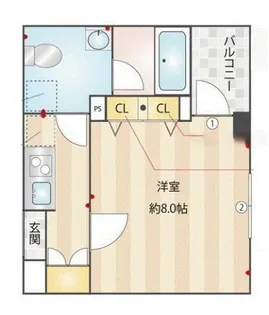 GROWS北赤羽【3階】の間取り