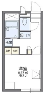 レオパレスオアシス【2階】の間取り