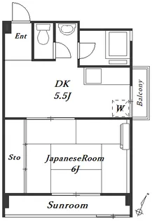 尾崎台ビル【4階】の間取り