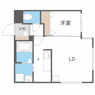 Grand One Sapporo(グランワンサッポロ)【4階】の間取り