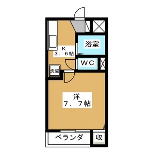 コート南烏山【3階】の間取り