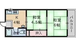 第3王子マンション【5階】の間取り