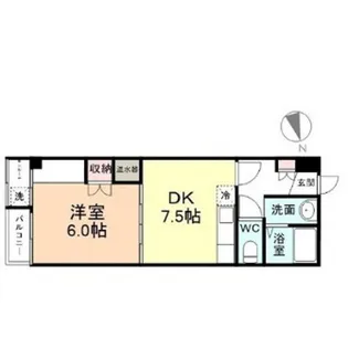 Agrost Tower富山駅前【5階】の間取り