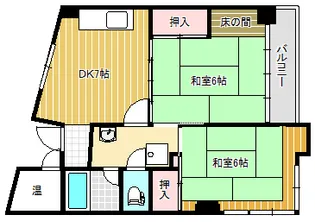 永井マンション【2階】の間取り