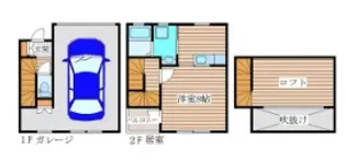 FORTRESS弐番館の間取り