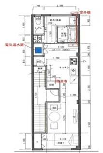 シエル小松【2階】の間取り