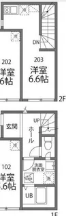 TERASU足立【2階】の間取り