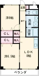 惣武マンション【4階】の間取り