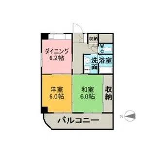 CITY萬灯【6階】の間取り
