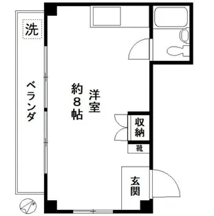 コーポ不二ビル【3階】の間取り