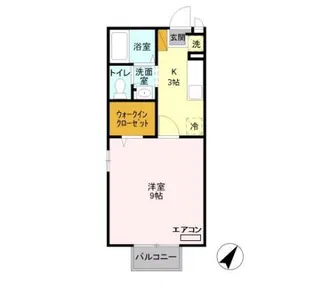 ピュアコート D【2階】の間取り