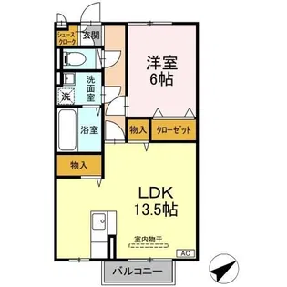 セレッソ【2階】の間取り