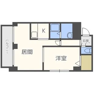 ライブグレース【9階】の間取り