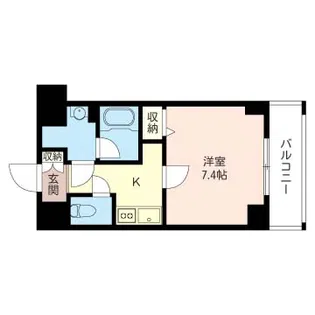 レジデンス品川【6階】の間取り