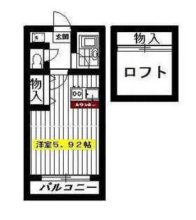 ロワジール貫井C【1階】の間取り