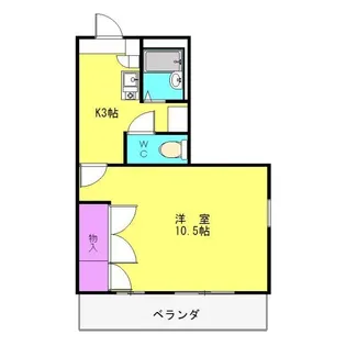 ラ・ムール【2階】の間取り