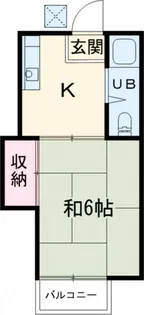 1Kの間取り画像