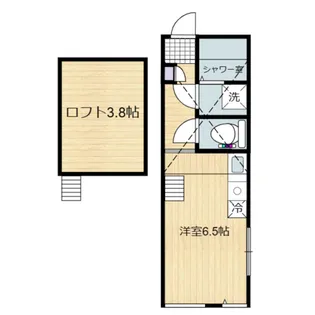 ソルティ3武蔵小杉【1階】の間取り