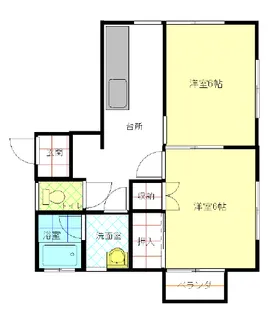 レジデンス藤【1階】の間取り