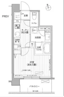 1Kの間取り画像