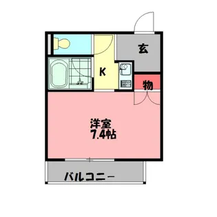 扇商事マンション【3階】の間取り