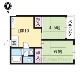 金剛ビル【3階】の間取り