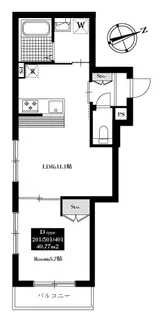 ヴィクトリアリージェンシー【4階】の間取り