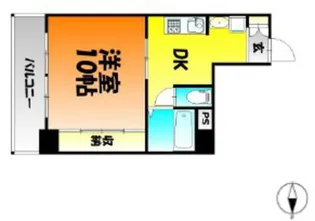 グレースガーデン岡山【7階】の間取り