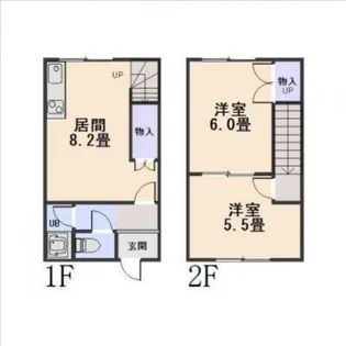 コーポHERO亀田港の間取り
