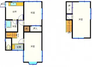 広島県広島市東区中山西1【一戸建】の間取り