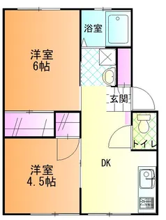 パナタウンチェリー A【2階】の間取り