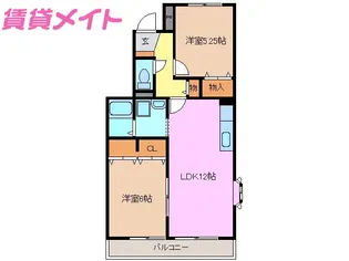 メルベーユM【3階】の間取り