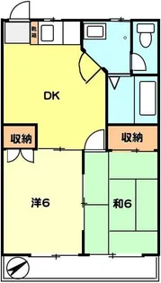 T-net ル・ピリエ【1階】の間取り